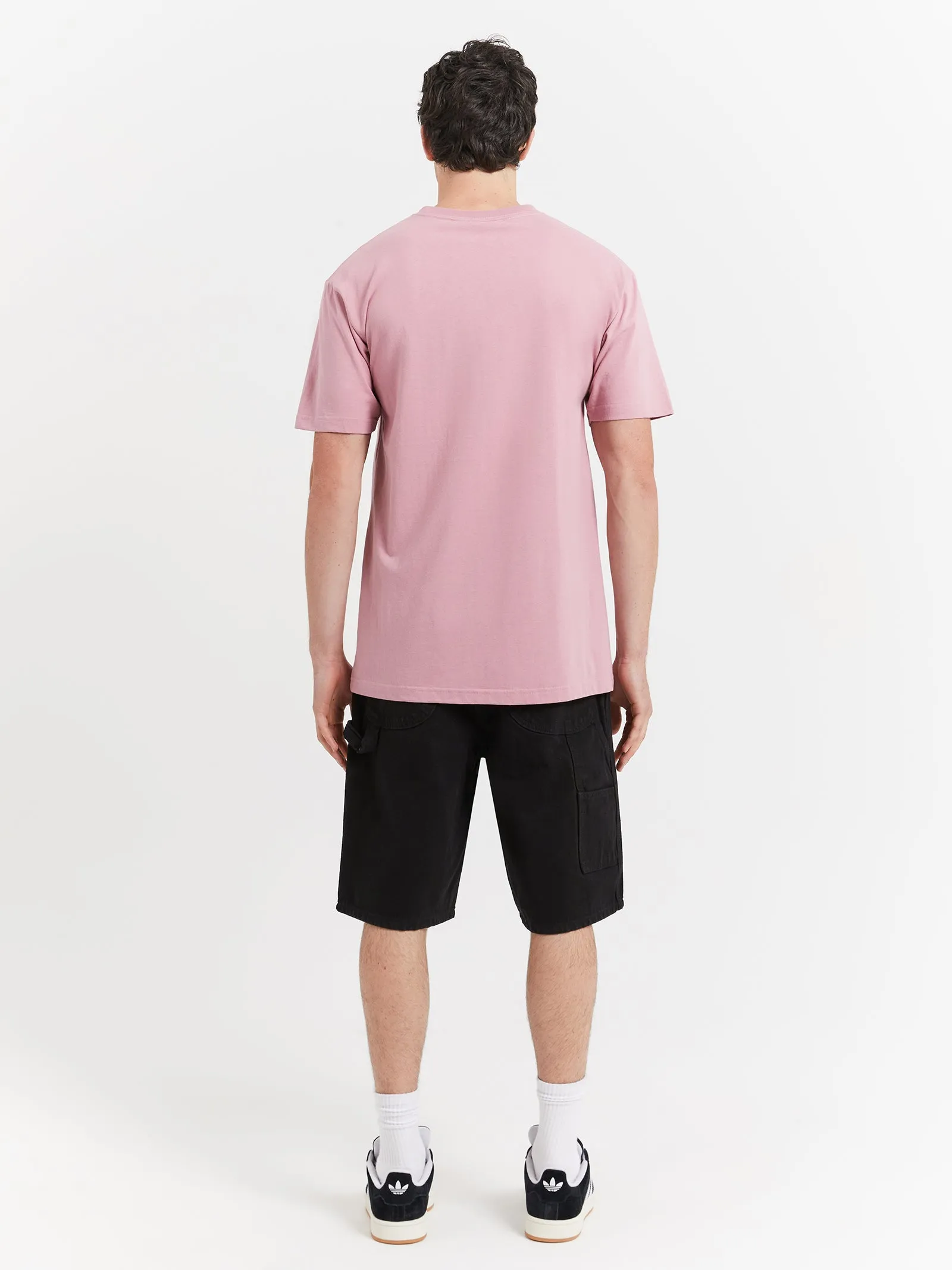 11" Relaxed Fit Denim Shorts in Black