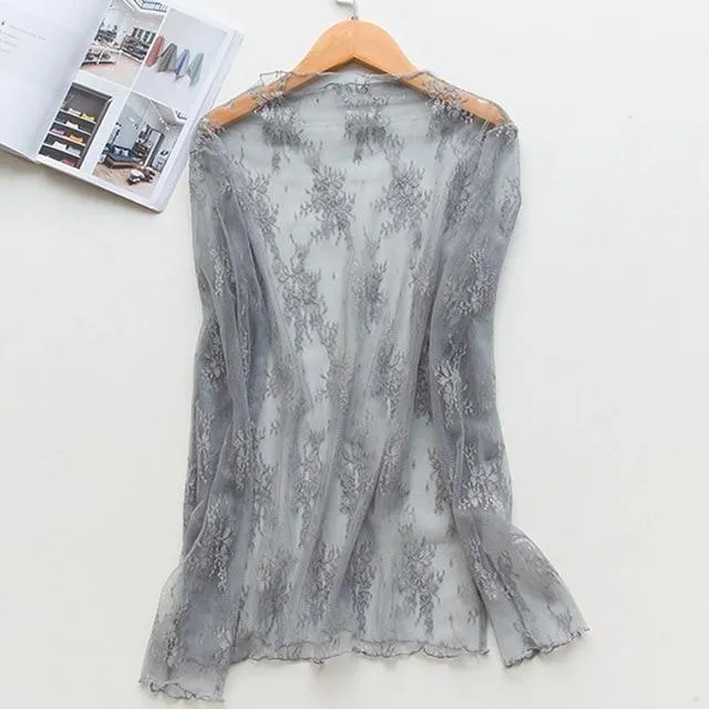 2019 New Women Sexy  Round Neck Lace Lingerie Sleepwear Dress Underwear Babydoll Nightgown Black White nightdress chemise de nui