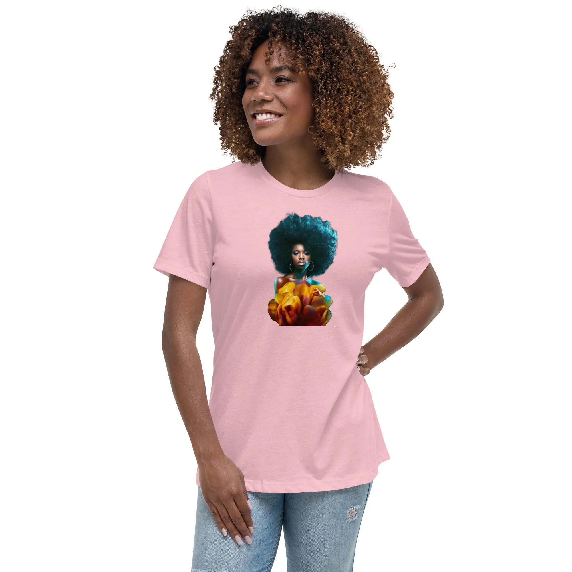 Afro Women's Relaxed T-Shirt