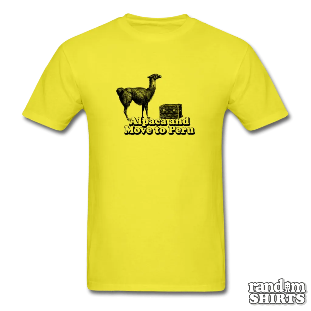 Alpaca And Move To Peru