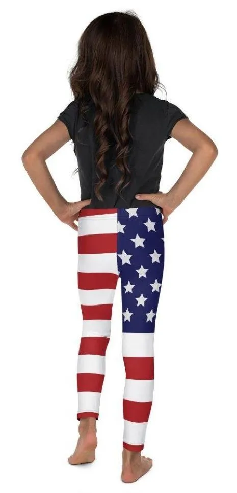American Flag Kid's Leggings