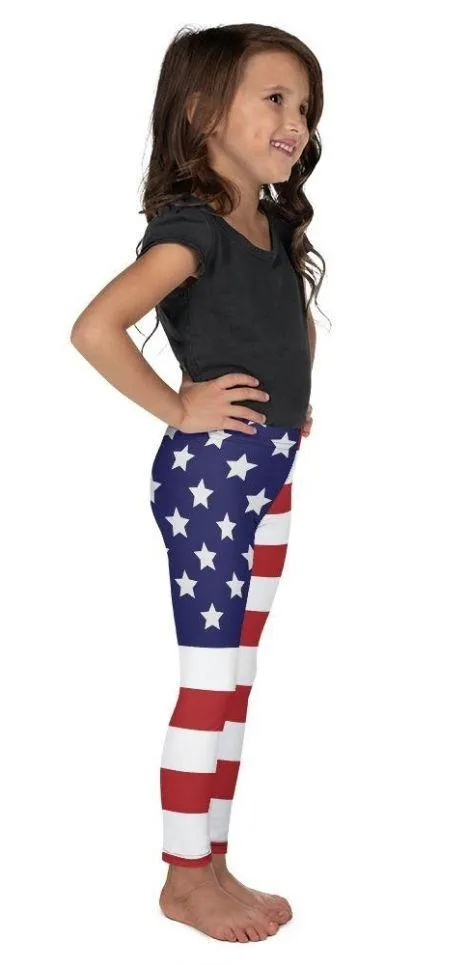 American Flag Kid's Leggings