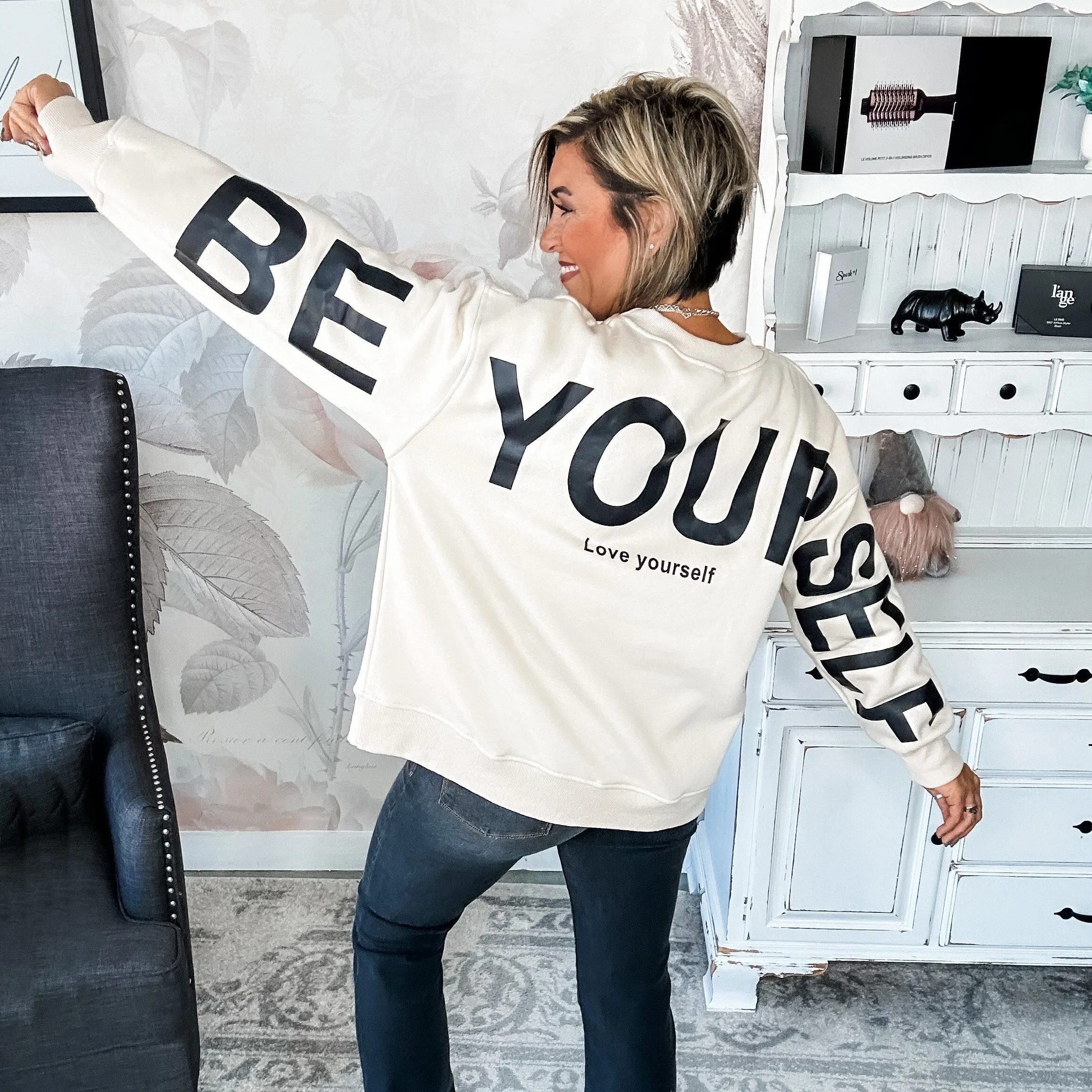 Be Yourself Pullover Sweatshirt