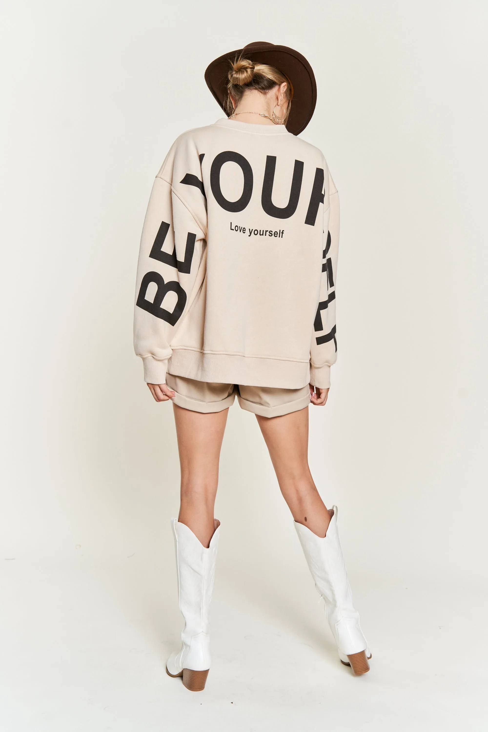 Be Yourself Pullover Sweatshirt