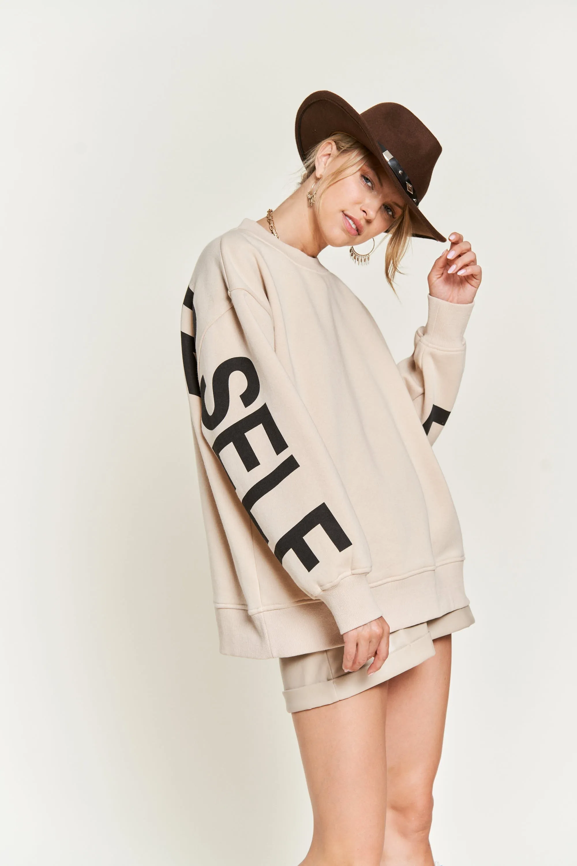 Be Yourself Pullover Sweatshirt