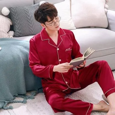 BZEL Sleepwear Women's Couple Pajamas Pijamas Women Satin Pyjama Woman Home Wear Silk Pyjama Set Home Suit Big Size Dropshipping