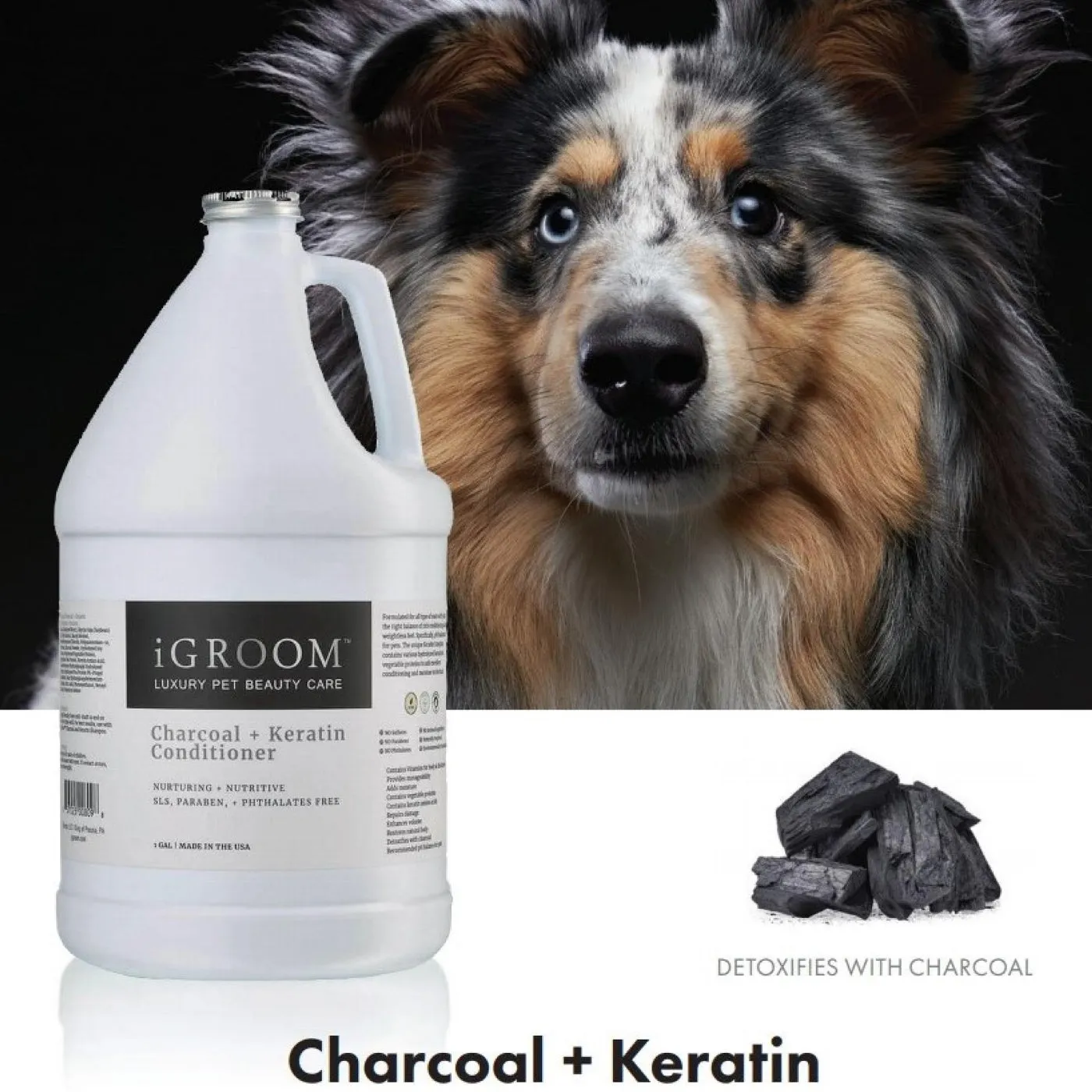 Charcoal   Keratin Pet Conditioner