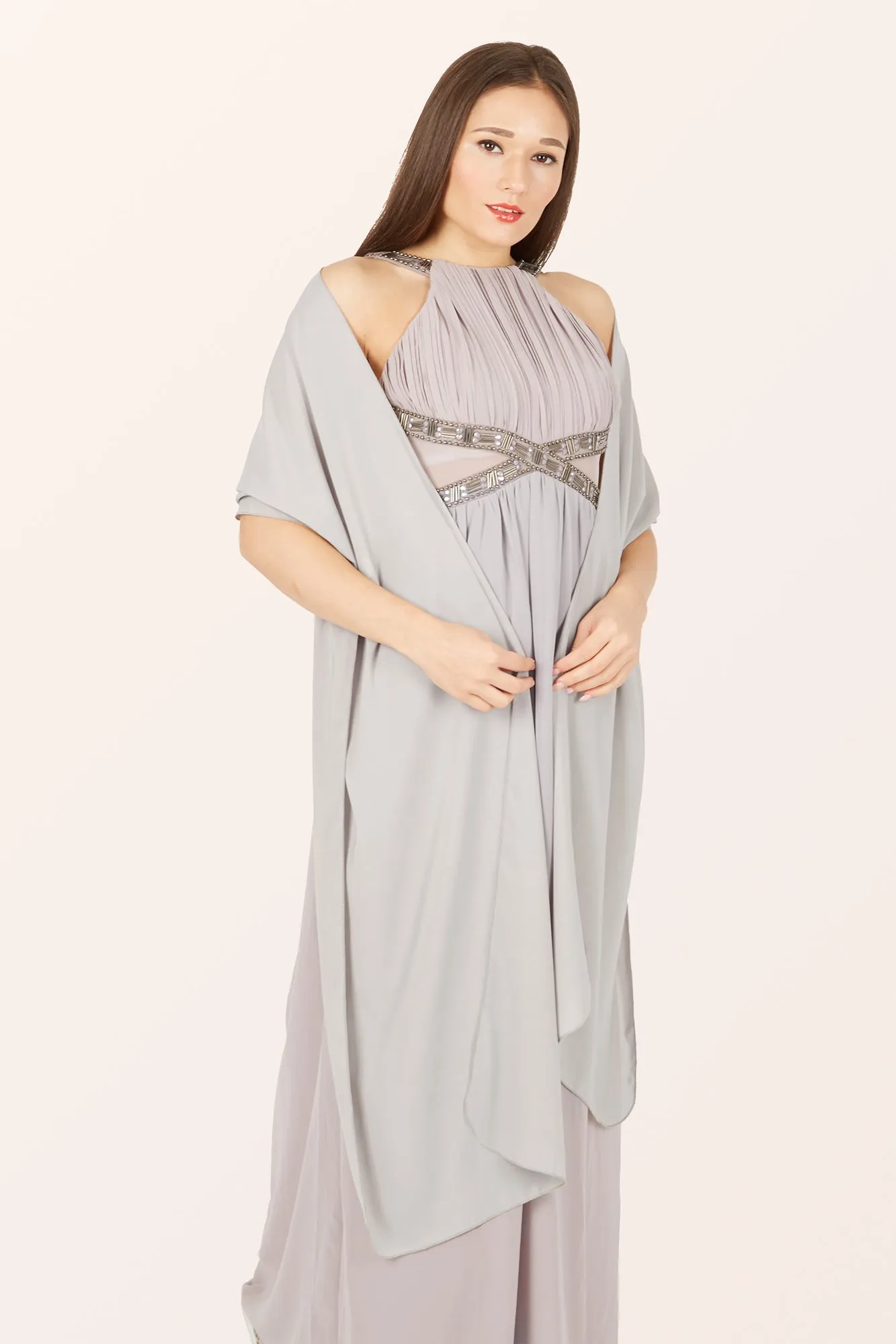 Chiffon Shawl - Silver