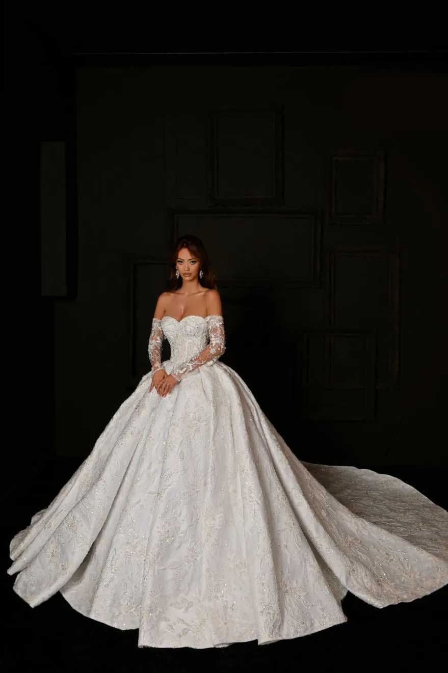 Congenial White Wedding Dress