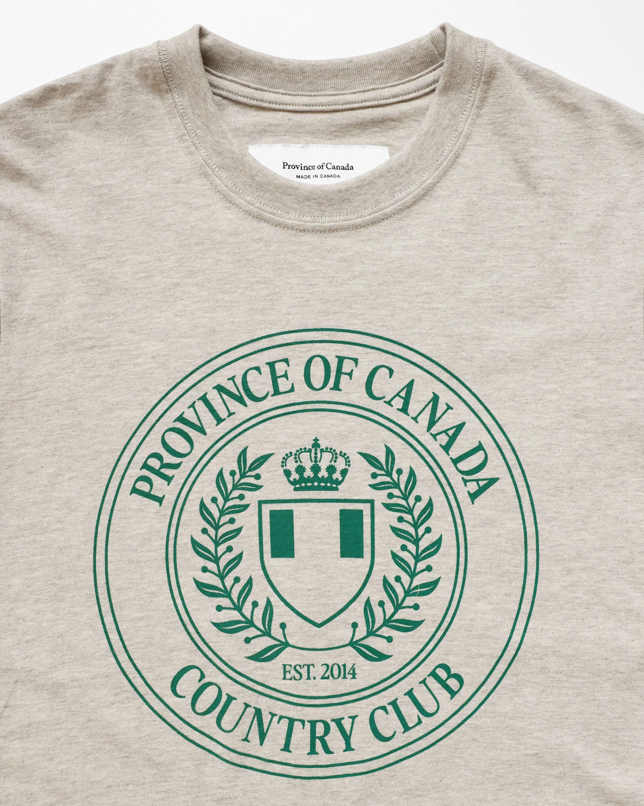 Country Club Tee Oatmeal - Unisex