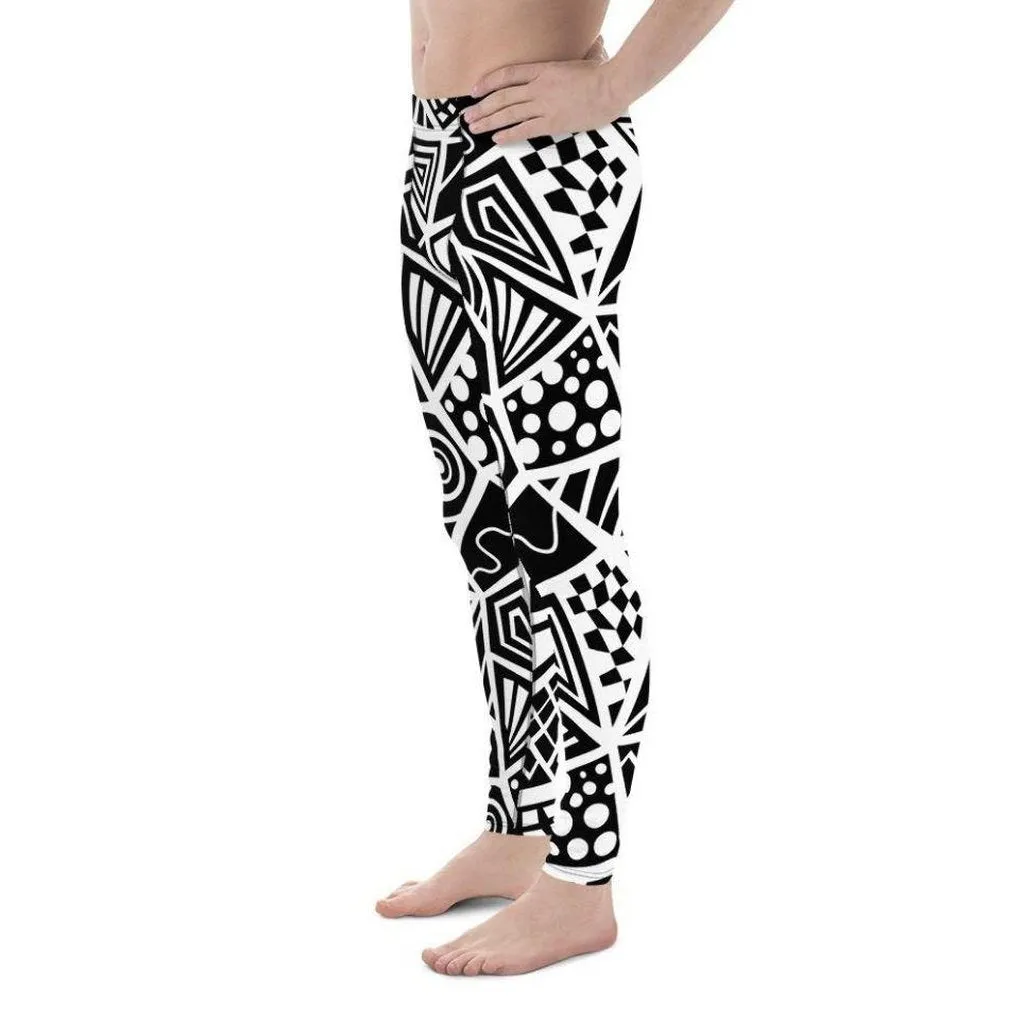 Geometric Shape Men's Leggings
