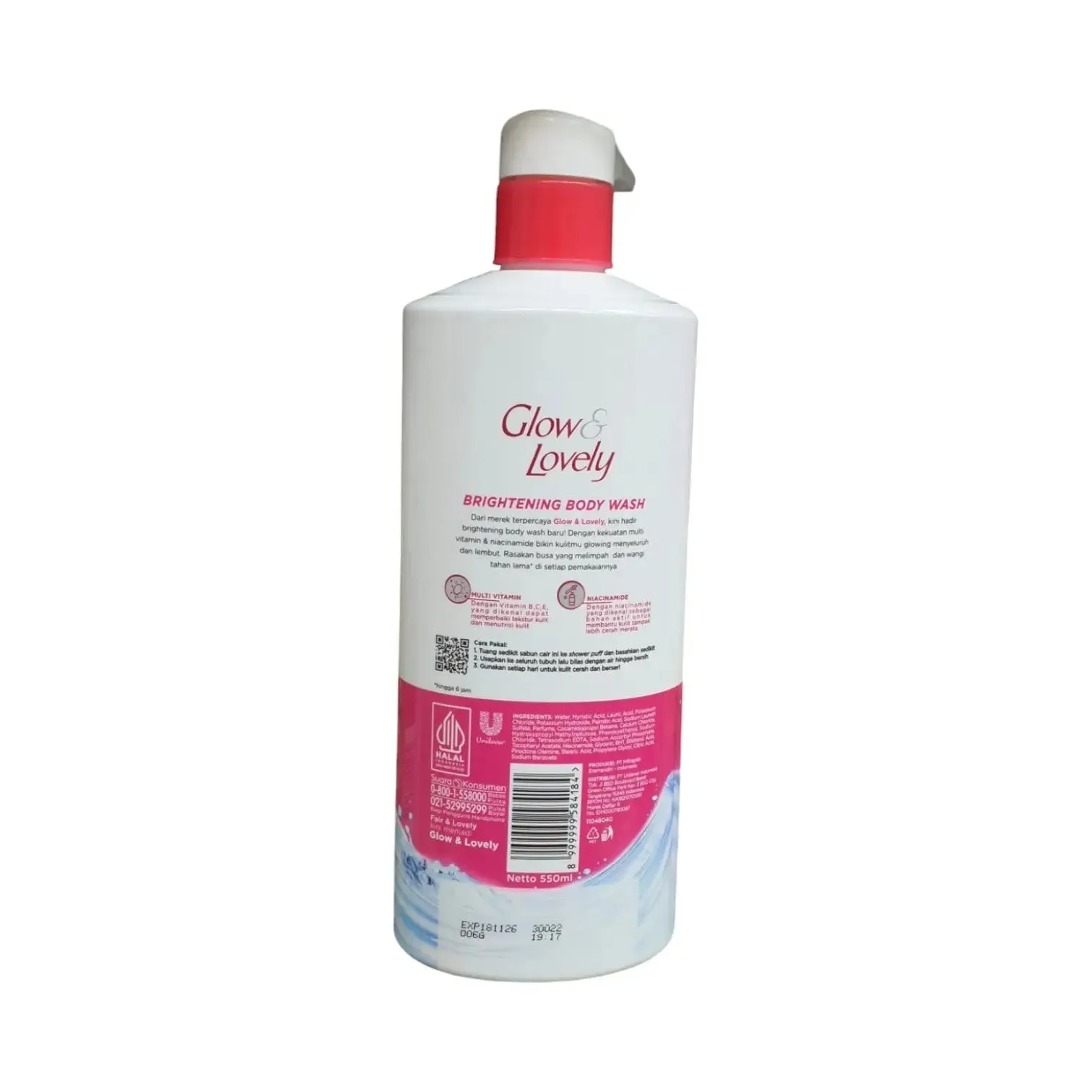 Glow and Lovely Body Wash 550ml