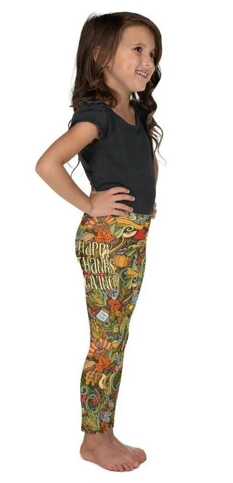 Happy Thanksgiving Kid's Leggings