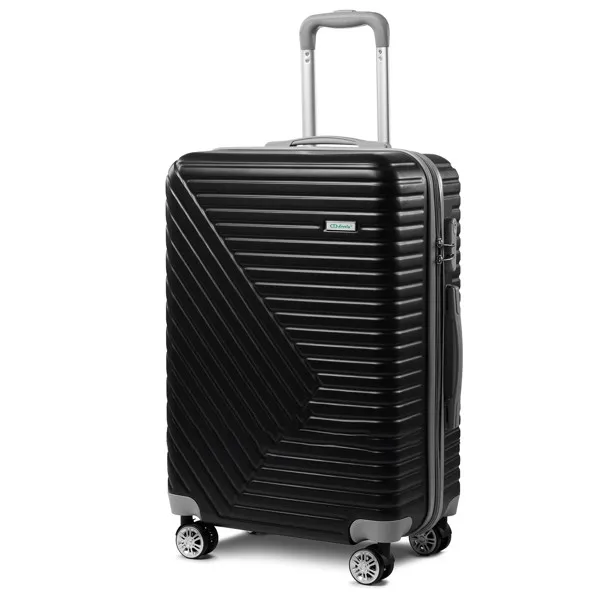 Hardside Spinner Luggage ABS - DEGREE LOVELY VL099 - Black