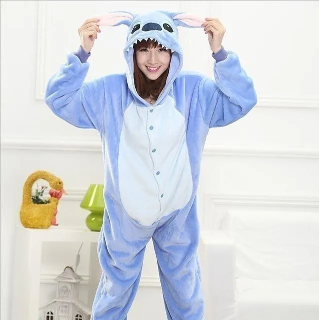 kigurumi onesies for adults sleepwear 2019 pijama de unicornio Unicorn Panda pyjamas Jumpsuit Pajamas For women warm Onesie