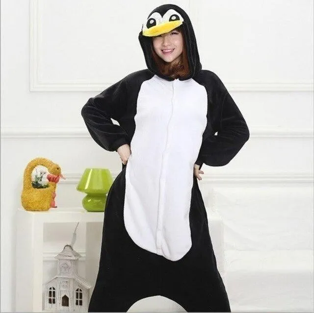 kigurumi onesies for adults sleepwear 2019 pijama de unicornio Unicorn Panda pyjamas Jumpsuit Pajamas For women warm Onesie