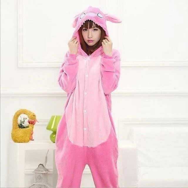 kigurumi onesies for adults sleepwear 2019 pijama de unicornio Unicorn Panda pyjamas Jumpsuit Pajamas For women warm Onesie