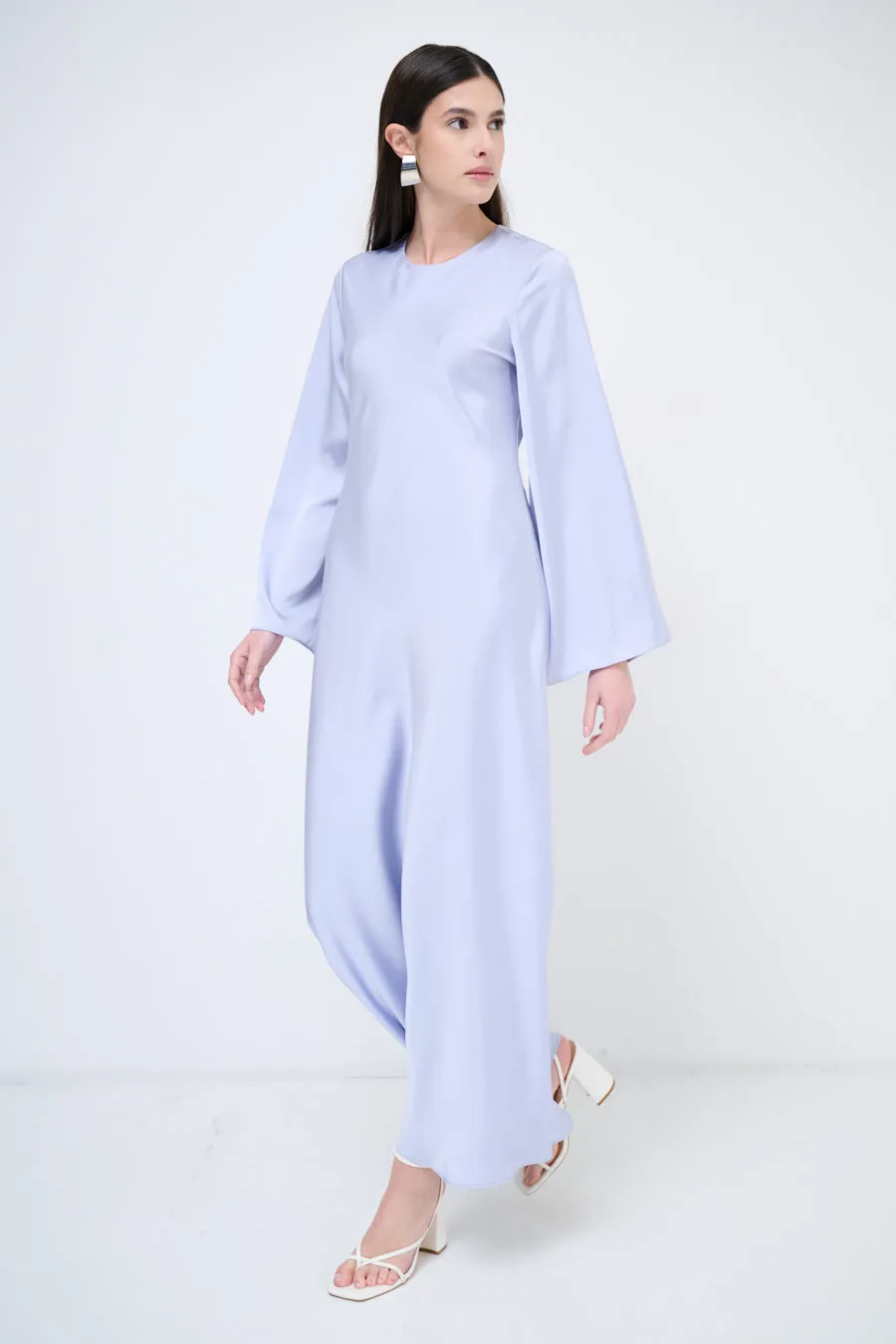 Long-sleeve flowy maxi dress wholesale