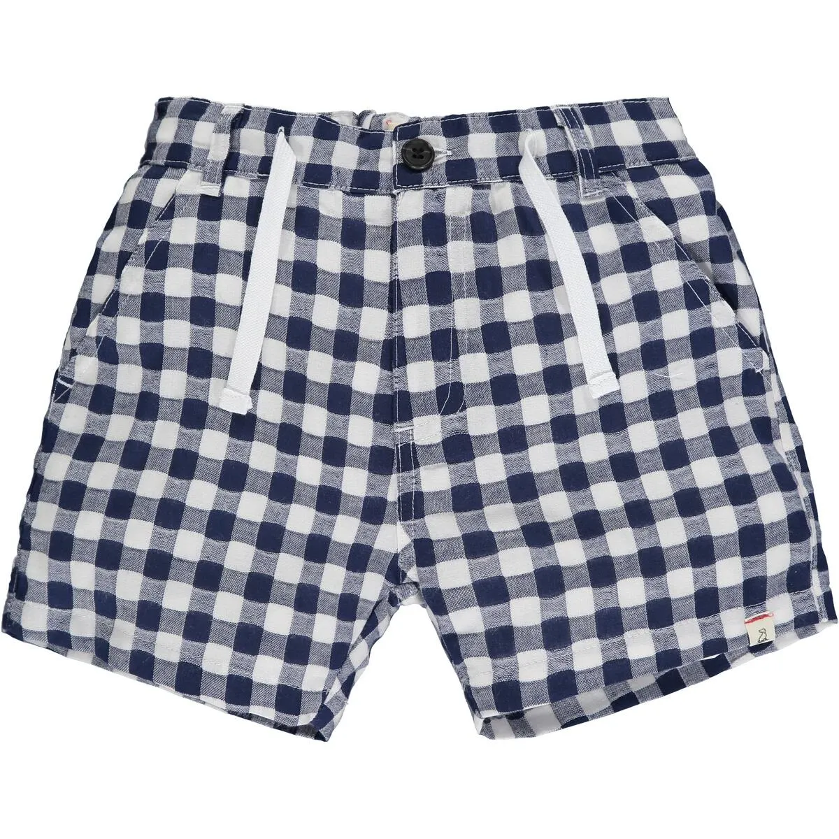 Me & Henry Crew Shorts in Blue Plaid