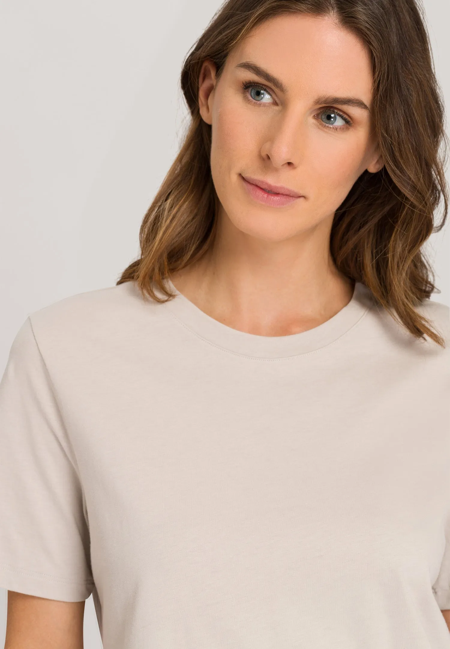Natural Shirt Organic Cotton Top | Sepia 78662-2822