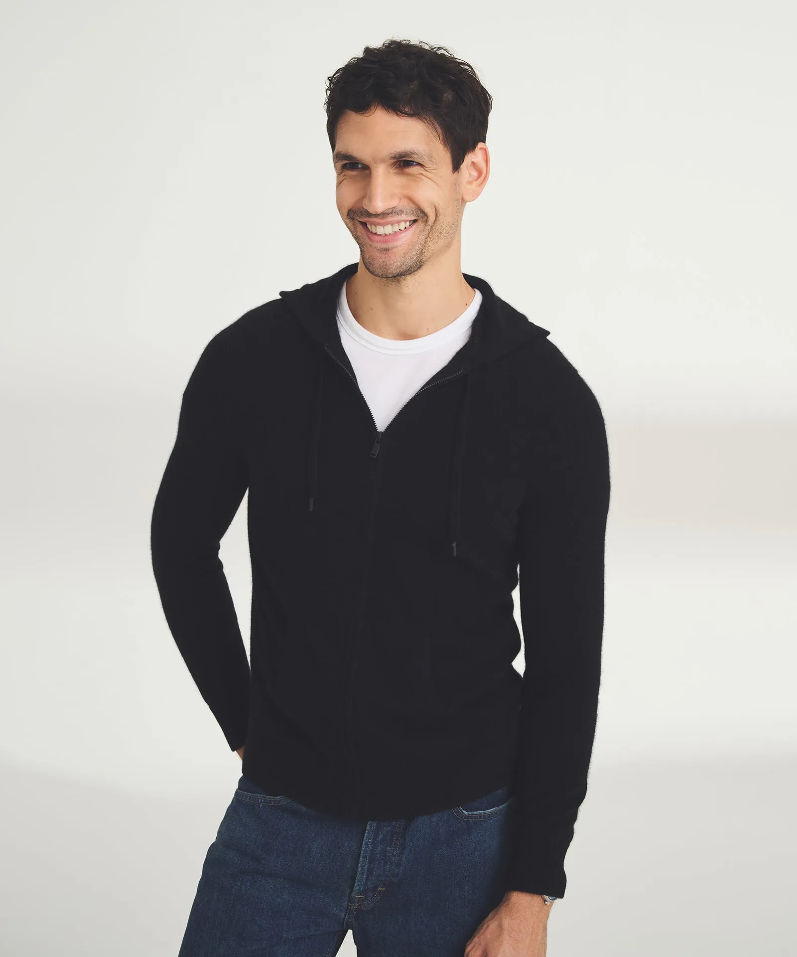 Signature Cashmere Zip Hoodie