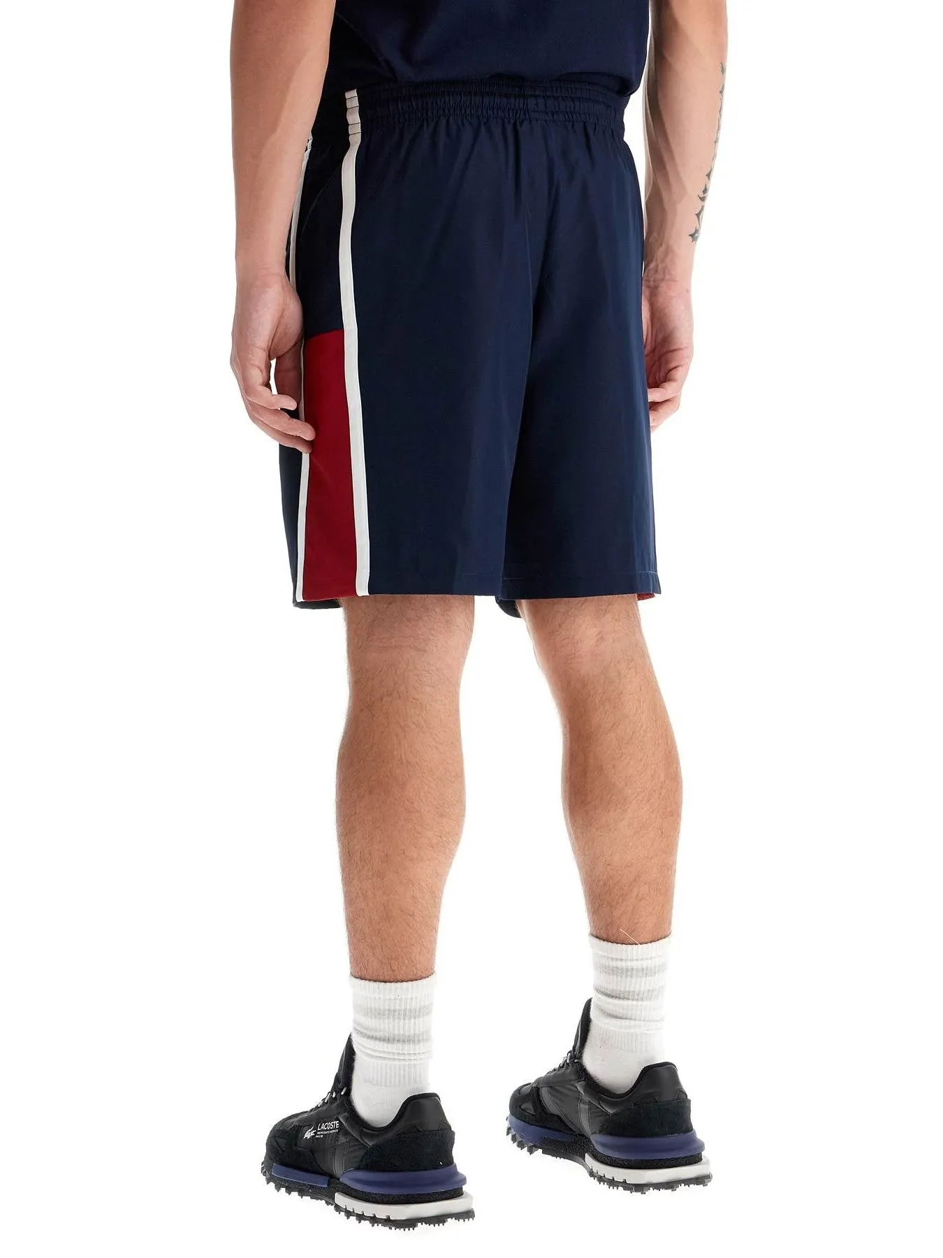 Sporty Colorblock Taffeta Shorts