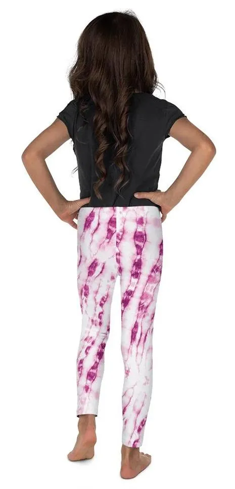 Tie Dye Pinkish Kid's Leggings