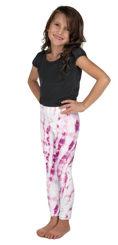 Tie Dye Pinkish Kid's Leggings