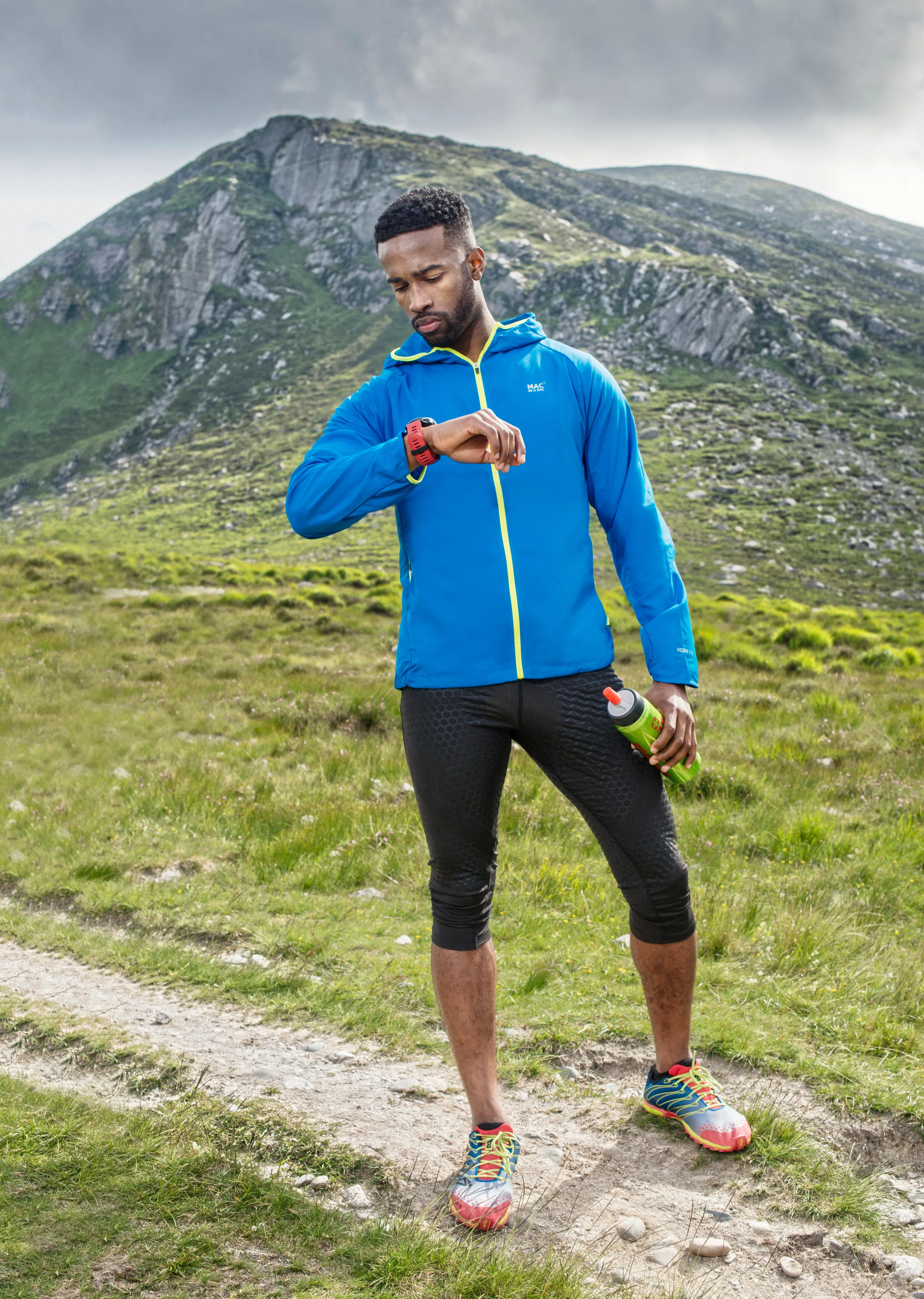 Ultra Packable Running Jacket - Blue Spark