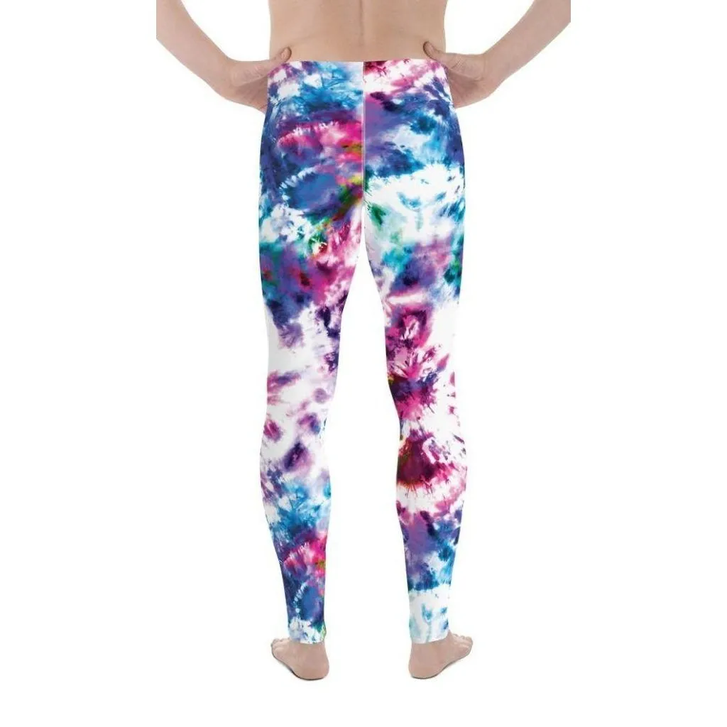 Vibrant Tie Dye Men's Leggings