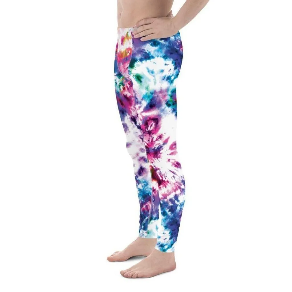 Vibrant Tie Dye Men's Leggings