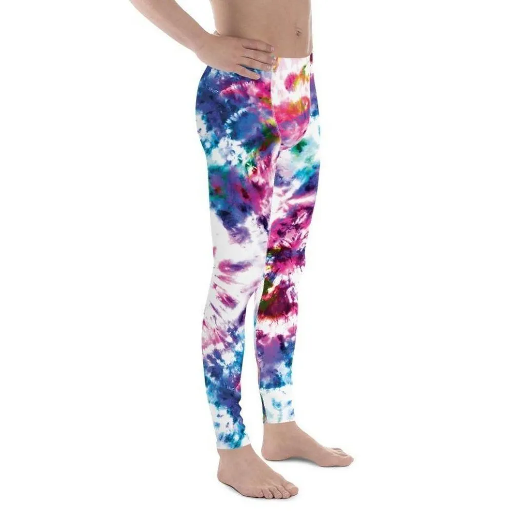 Vibrant Tie Dye Men's Leggings