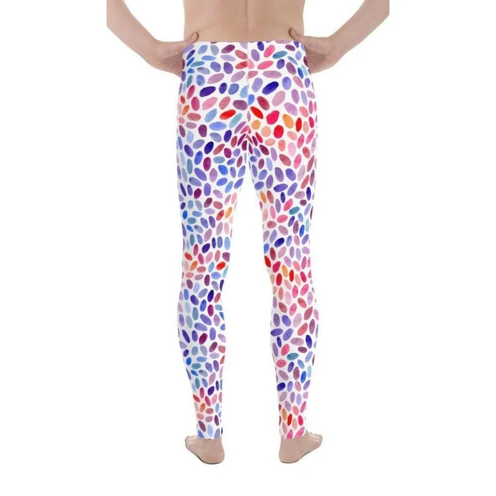 Watercolor Dot Men's Leggings