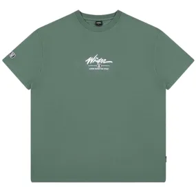 WNDRR Detone Box Fit Tee - Dark Green