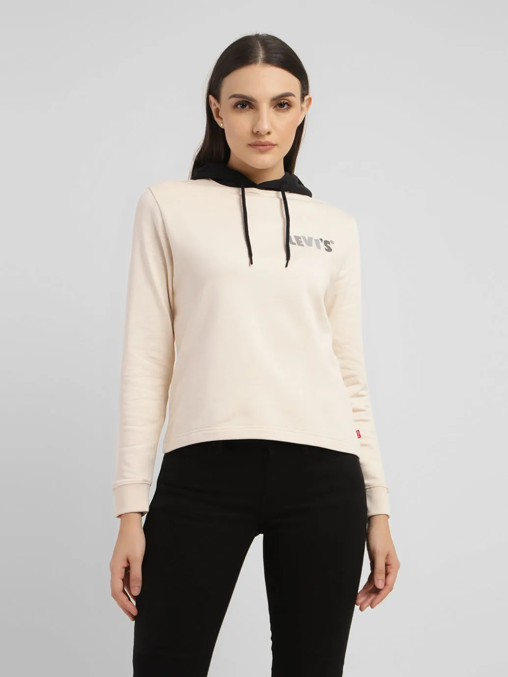 Women's Brand Logo Hooded Sweatshirt