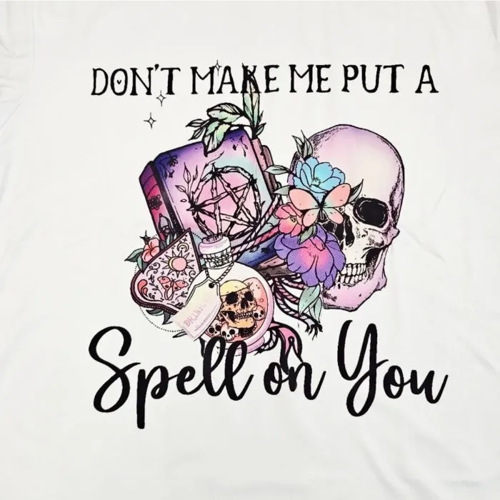 Women's Bright White I Put A Spell On You Graphic Tee
