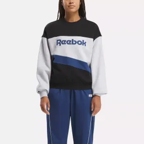 Women's Classics Basketball Vintage Color Block Crew Sweatshirt