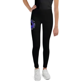 Youth Leggings - Black Shark Pit Logo